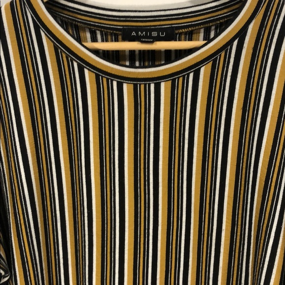 Amisu striped dress - Picture 8 of 8